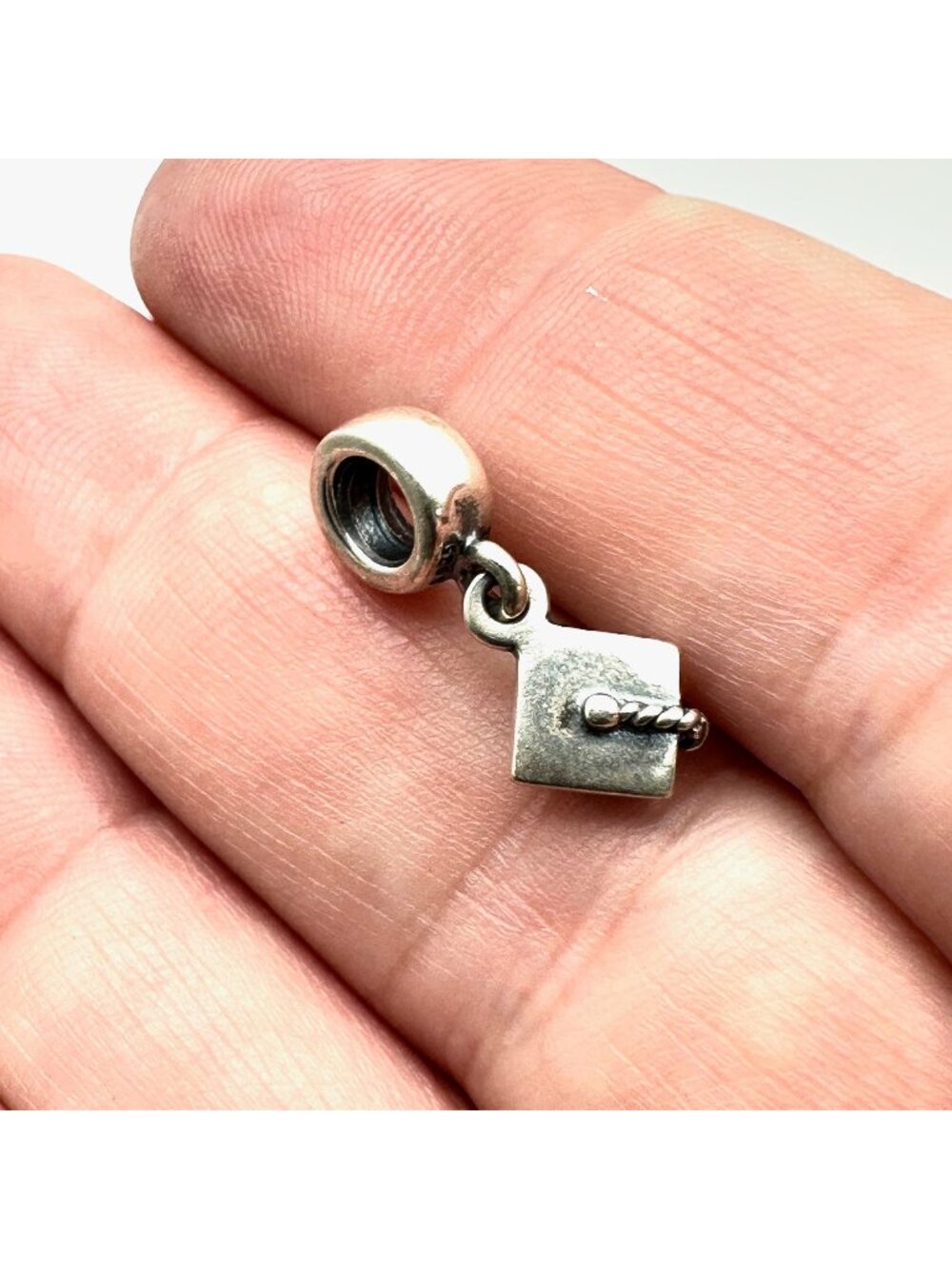 Pandora Graduation Cap Hat Charm 925 ALE Sterling Silver